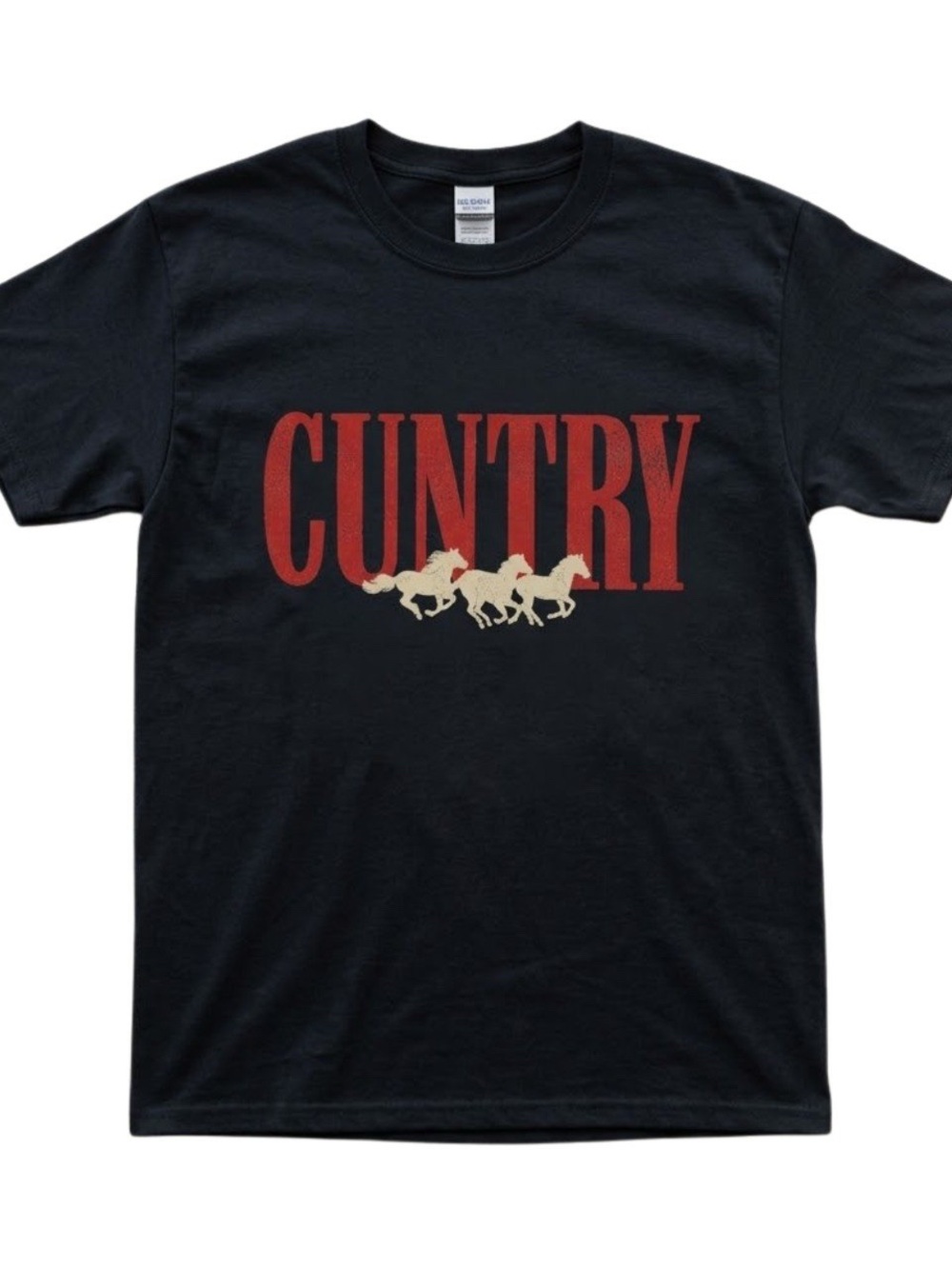 Cuntry Funny Cowgirl Rodeo Western Graphic T-shirt